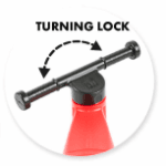 Turning lock